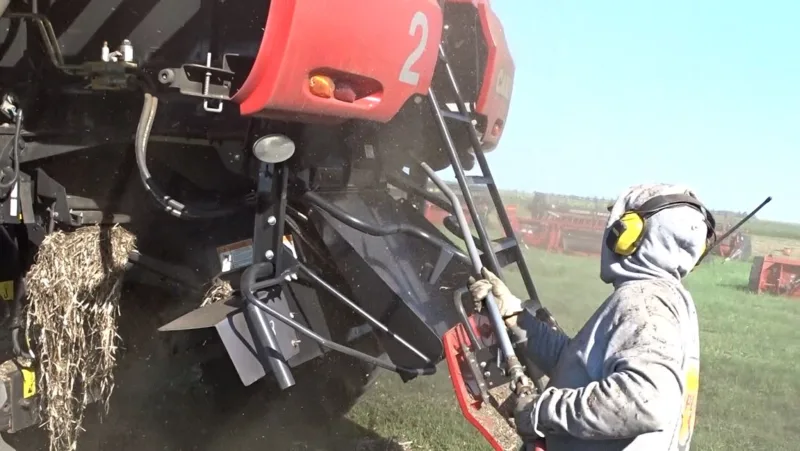 Prevent combine fires during sunflower harvest